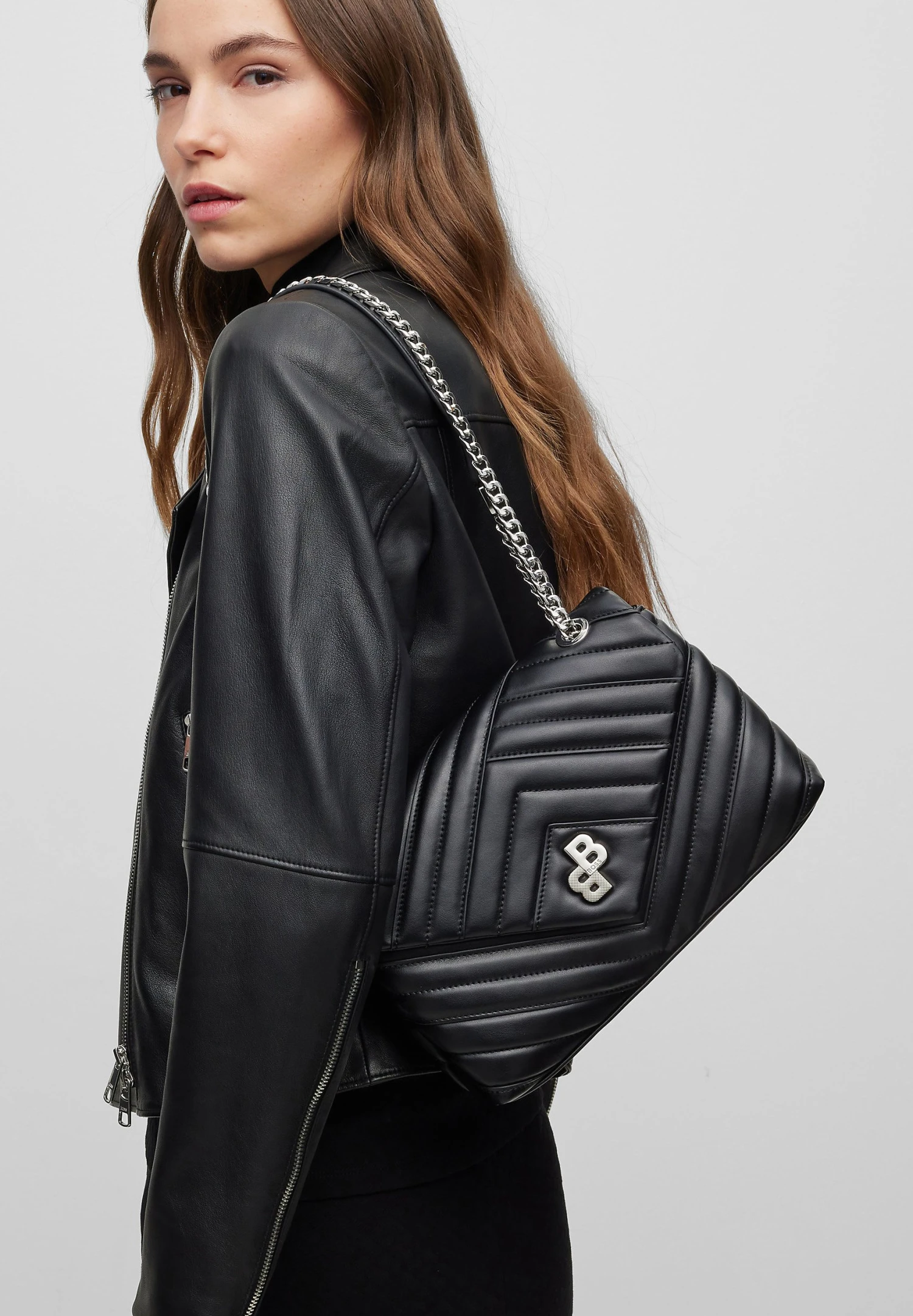 Boss Evelyn Shoulder - Handbag - Black 2 Boss Evelyn Shoulder - Handbag - Black - Image 2