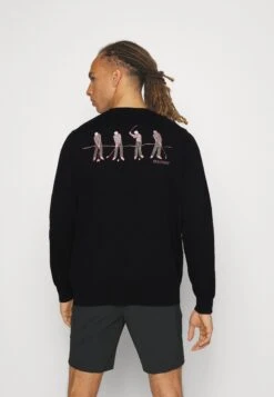 Lyle & Scott Evolution Crew - Jumper - Jet Black -Clothing Sale Store 06a75377bfa24becb5d1818cab1bb529