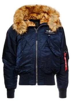 Alpha Industries Hooded Custom - Winter Jacket - Rep Blue -Clothing Sale Store 0e6e0e9d5ea449b1baa2b6e00c6f87a9