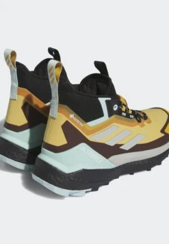 Adidas TERREX Free Hiker 2 Gore-Tex- Hiking Shoes - Preloved Yellow/Silver/Semi Flash Aqua -Clothing Sale Store 0fafcbfb612c465d8fda3cfc18345d71
