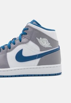 Air Jordan 1 - High-Top Trainers - Cement Grey/White/True Blue -Clothing Sale Store 1c9739342d6f403bb7f2a4544545a78e