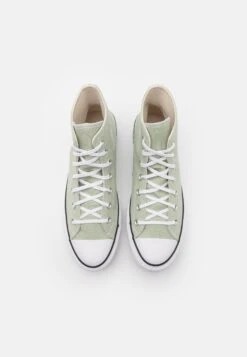 Converse Chuck Taylor All Star Lift Platform Seasonal Color - High-Top Trainers - Summit Sage/White/Black -Clothing Sale Store 21f9cb7e81434522bf670d1a85ae2398