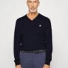 Lyle & Scott Golf V Neck - Jumper - Dark Navy