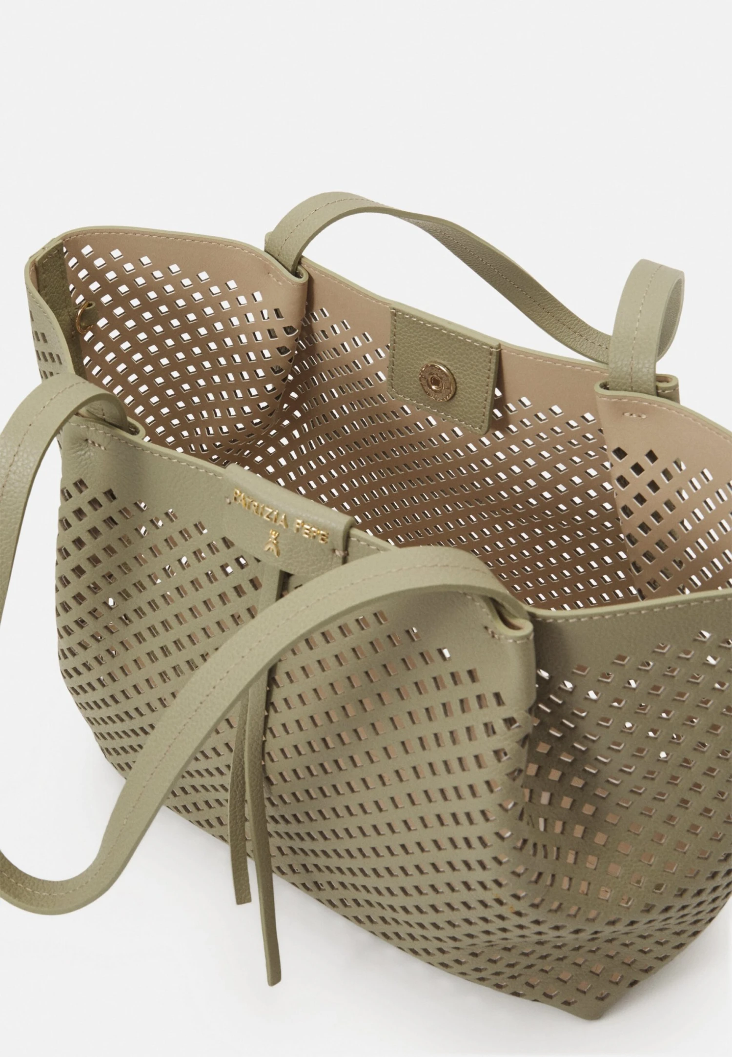 Patrizia Pepe Tote Bag - Sage Green 3 Patrizia Pepe Tote Bag - Sage Green - Image 3
