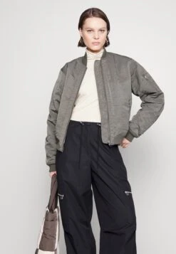 SAMSØE SAMSØE Mae Bomber - Bomber Jacket - Dark Brindle -Clothing Sale Store 2b1639a112d14dc3a29f446a1f30de1b