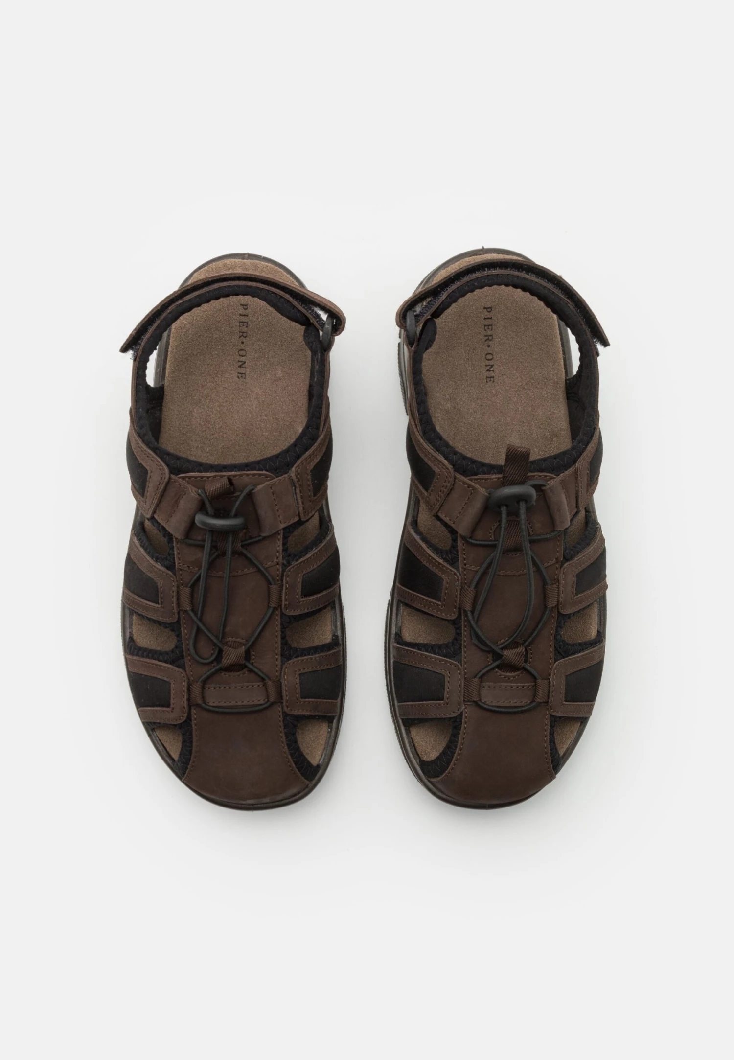 Pier One Leather - Walking Sandals - Brown 4 Pier One Leather - Walking Sandals - Brown - Image 4