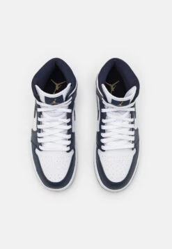 Air Jordan 1 Mid - High-Top Trainers - White/Metallic Gol/Obsidian -Clothing Sale Store 2f9eef4cde434754b1bde11dc39e0f2f