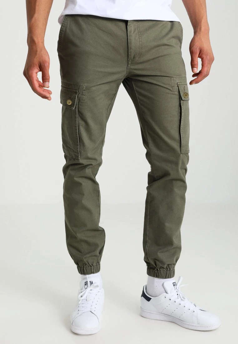 Pier One Cargo Trousers - Olive 1 Pier One Cargo Trousers - Olive