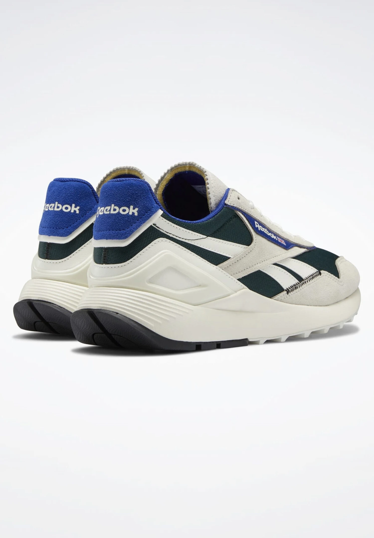 Reebok Classic Trainers - Chalk/Forest Green/Classic Cobalt 6 Reebok Classic Trainers - Chalk/Forest Green/Classic Cobalt - Image 6