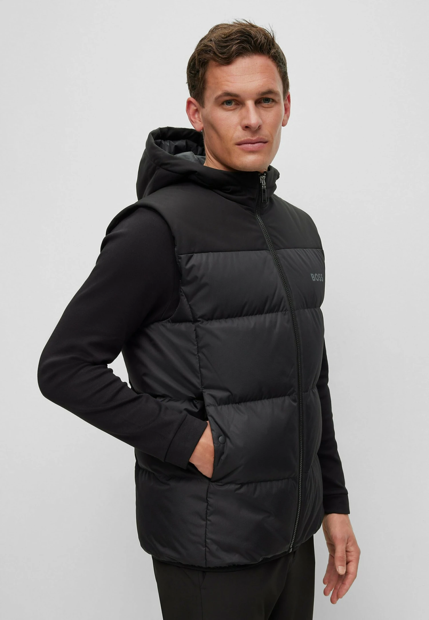 Boss V Hamar1 - Waistcoat - Black One 5 Boss V Hamar1 - Waistcoat - Black One - Image 5