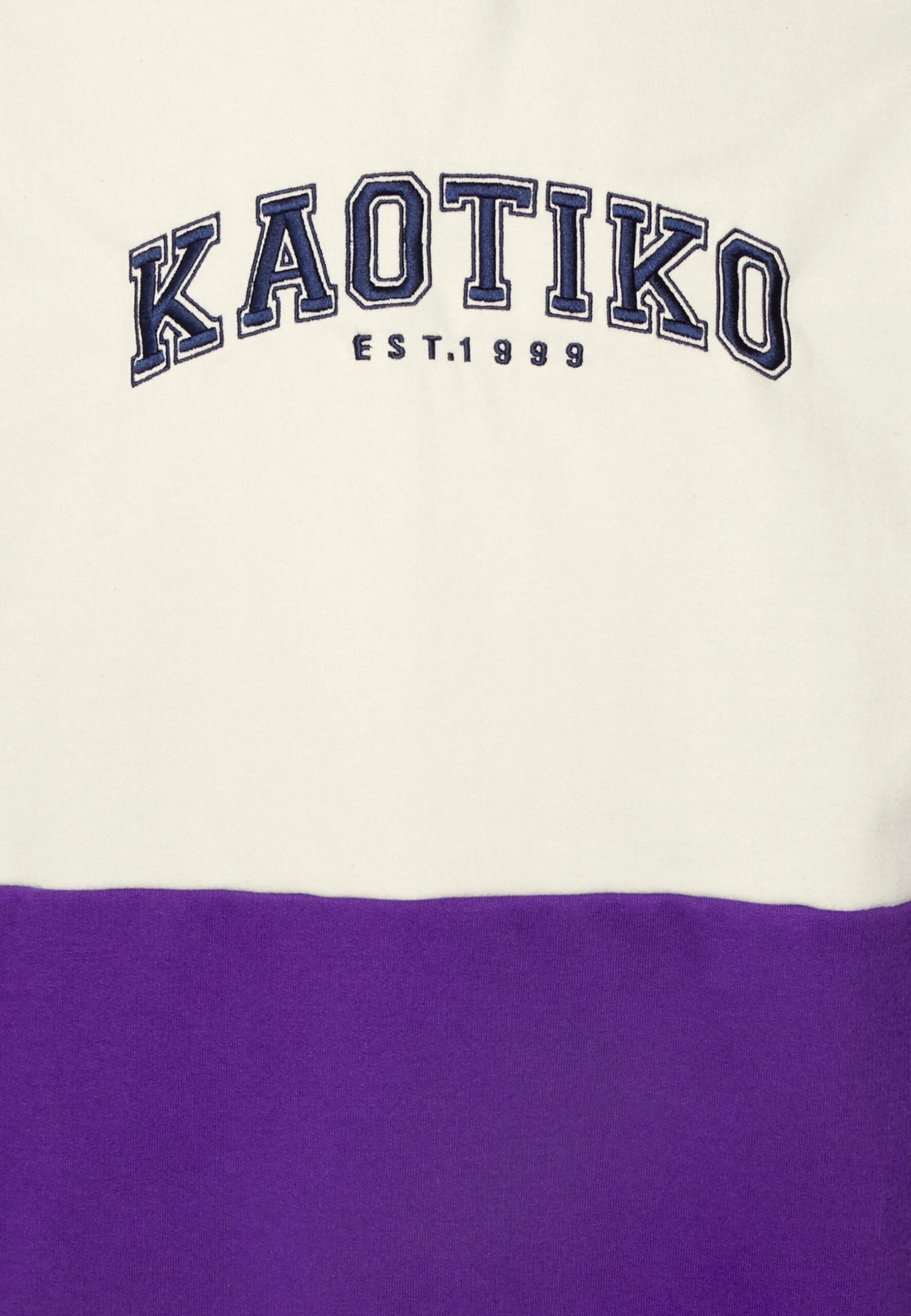 Kaotiko Crew Kasey - Sweatshirt - Ivory/Purple/Jade 3 Kaotiko Crew Kasey - Sweatshirt - Ivory/Purple/Jade - Image 3