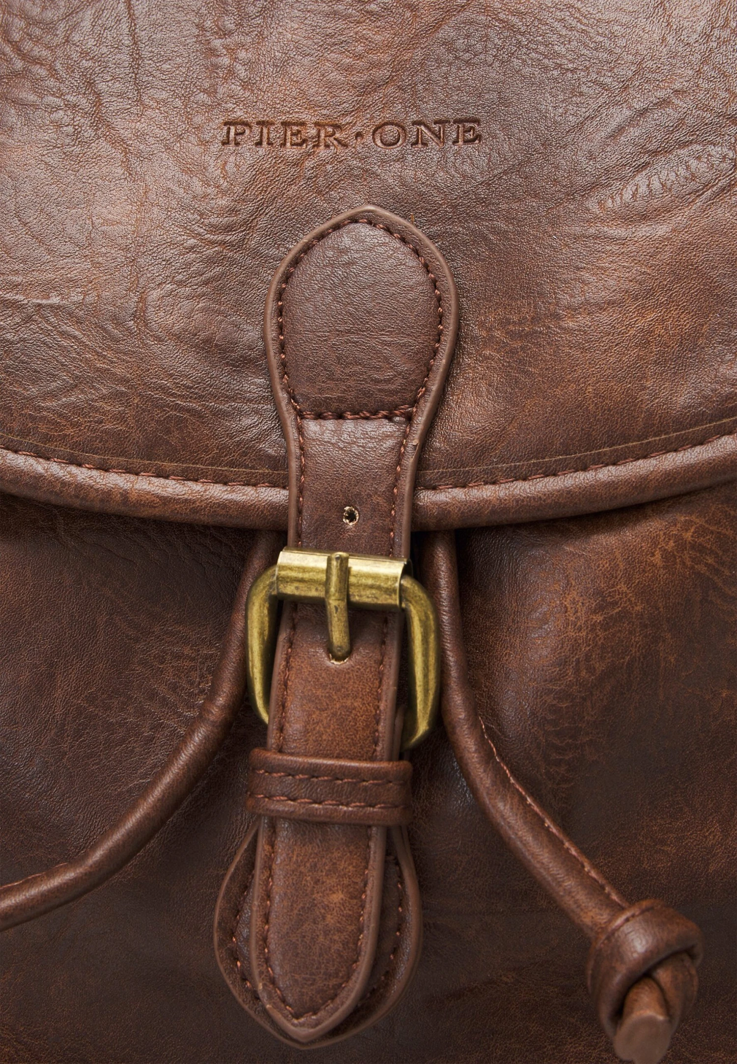 Pier One Unisex - Rucksack - Dark Brown 5 Pier One Unisex - Rucksack - Dark Brown - Image 5