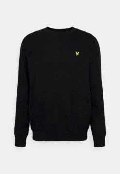Lyle & Scott Evolution Crew - Jumper - Jet Black -Clothing Sale Store 46327d801ec443e5b8150822a2568c4a