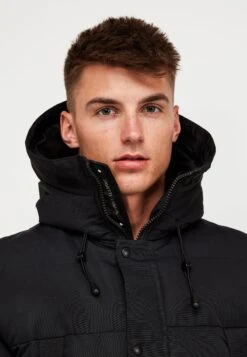 Aylmer Puffer Jacket - Winter Coat - Jet Black -Clothing Sale Store 47093b28fe404cb1a319cae10f2de2a4