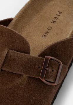 Pier One Leather Unisex - Slippers - Brown 11 Pier One Leather Unisex - Slippers - Brown -Clothing Sale Store 47364cdc1dcd4794860a5f6810594e6c