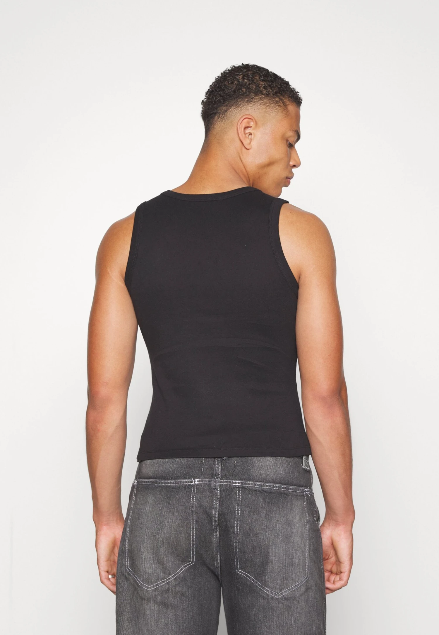 Jaded London Crush Rhinestone Vest Unisex - Top - Black 4 Jaded London Crush Rhinestone Vest Unisex - Top - Black - Image 4