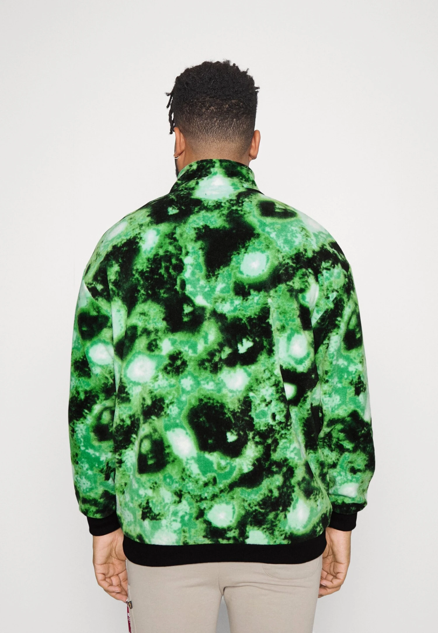 YOURTURN Fleece Jacket - Green 3 YOURTURN Fleece Jacket - Green - Image 3