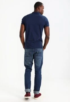 Pier One Polo Shirt - Dark Blue/Mottled Grey -Clothing Sale Store 4e2467fc43394fd4a9cd73613d1b3647