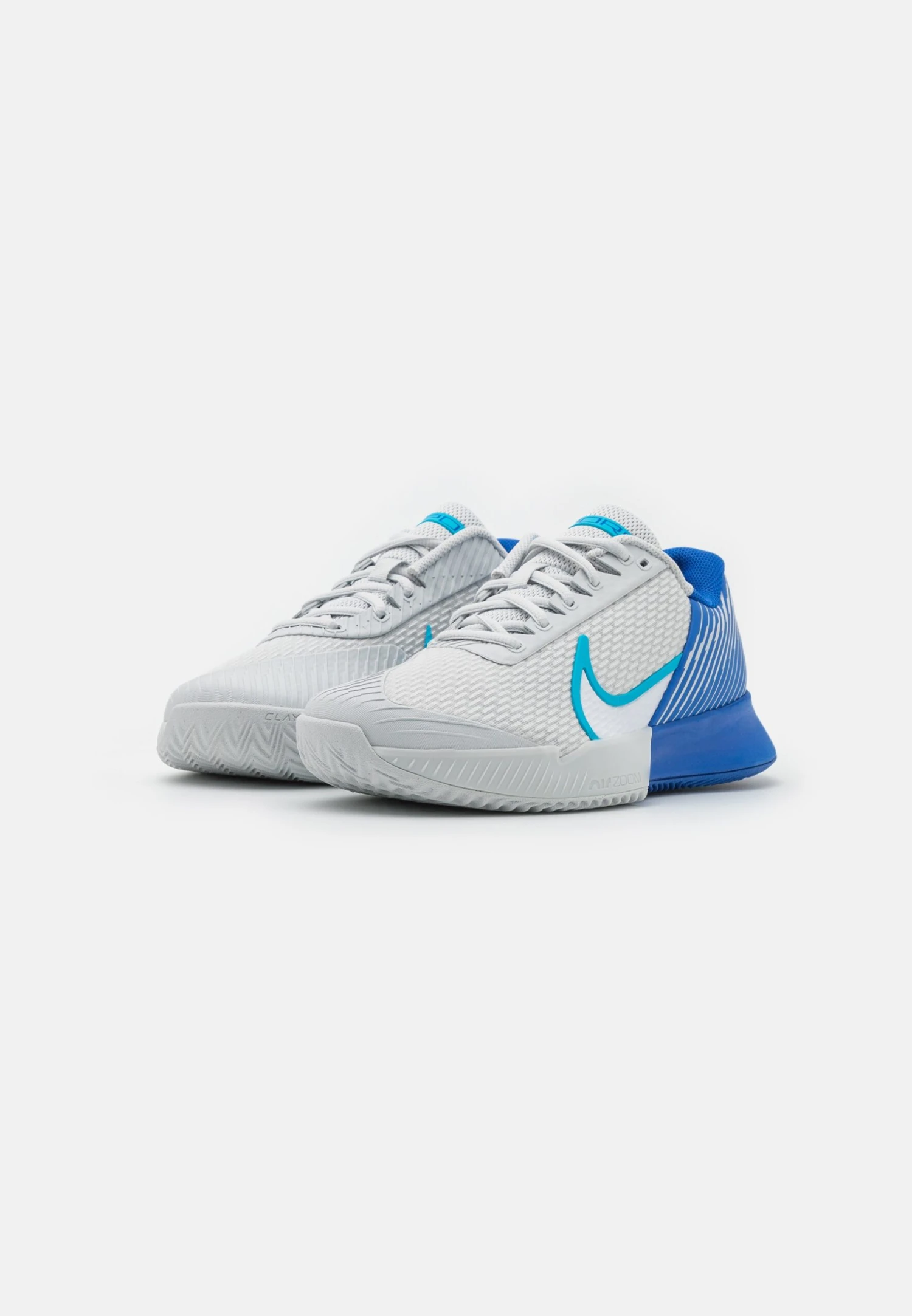 Nike Performance Zoom Vapor Pro 2 Clay - Clay Court Tennis Shoes - Photon Dust/White/Game Royal 2 Nike Performance Zoom Vapor Pro 2 Clay - Clay Court Tennis Shoes - Photon Dust/White/Game Royal - Image 2
