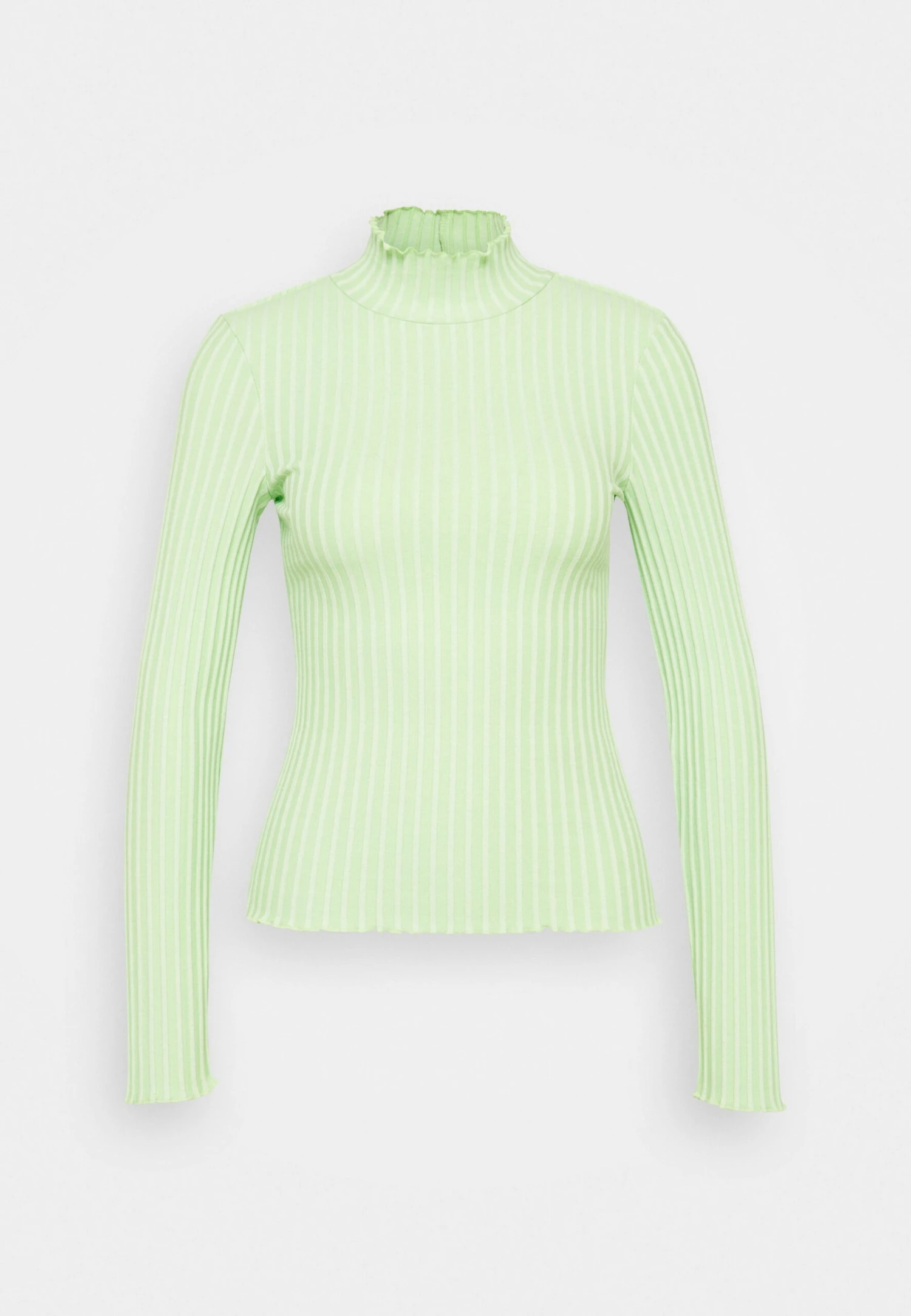 Selected Femme Slfwilma T Neck - Long Sleeved Top - Pistachio Green 5 Selected Femme Slfwilma T Neck - Long Sleeved Top - Pistachio Green - Image 5