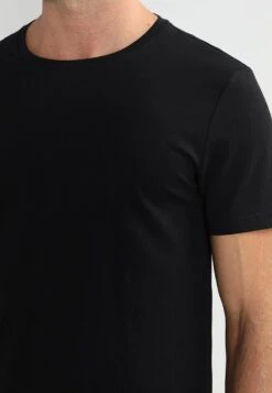 Pier One 2 Pack - Basic T-Shirt - Black -Clothing Sale Store 52e7e31294f348899fa5797a92d8bc1b