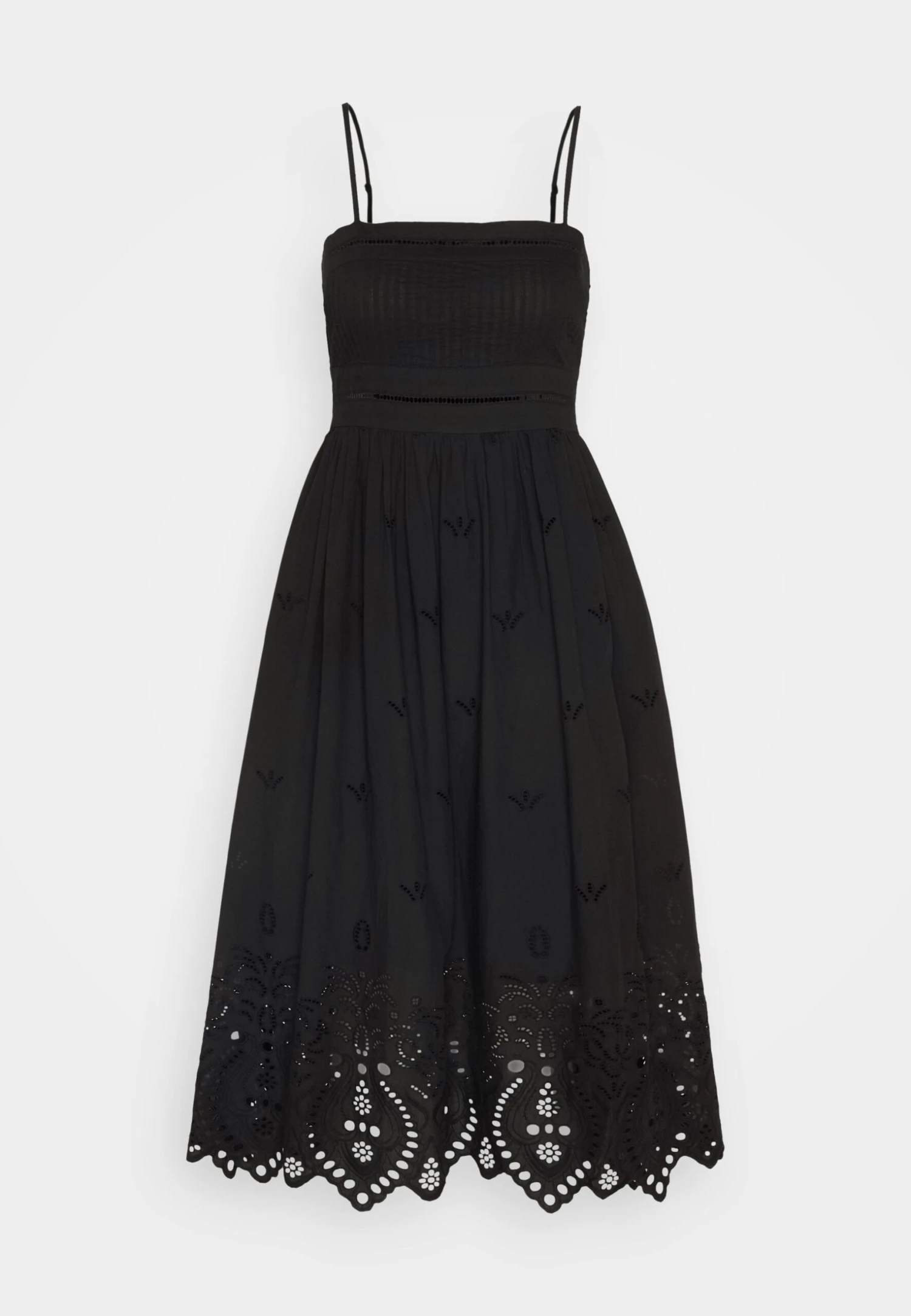 AllSaints Whitley Broderie Dress - Day Dress - Black 5 AllSaints Whitley Broderie Dress - Day Dress - Black - Image 5