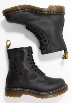 Dr. Martens 1460 Vonda Mono - Lace-Up Ankle Boots - Black -Clothing Sale Store 553f70c5df914da097178206e2f3d135