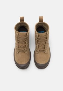 Palladium Pallabrousse Hi Wp Unisex - Lace-Up Ankle Boots - Bone Brown -Clothing Sale Store 57b1449f022a46708f97c85280a55abe