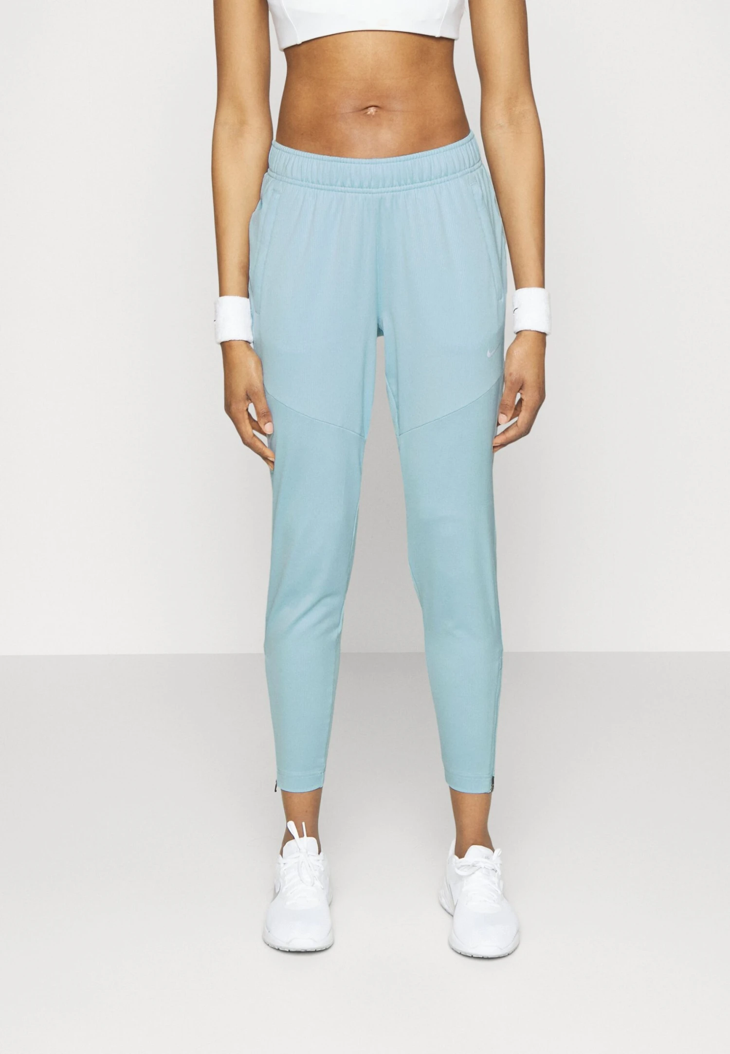Nike Performance Essential Novelty Pant - Tracksuit Bottoms - Ocean Bliss/Silver 1 Nike Performance Essential Novelty Pant - Tracksuit Bottoms - Ocean Bliss/Silver