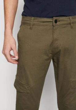 Indicode Jeans Javier - Cargo Trousers - Army -Clothing Sale Store 6889b82e15ad44f1ae49e48d32e6475e