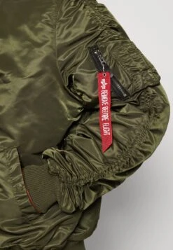 Alpha Industries Ma-1 Puckered - Bomber Jacket - Dark Olive -Clothing Sale Store 6a0bf19b619742c5b8190bbf5d12bc20