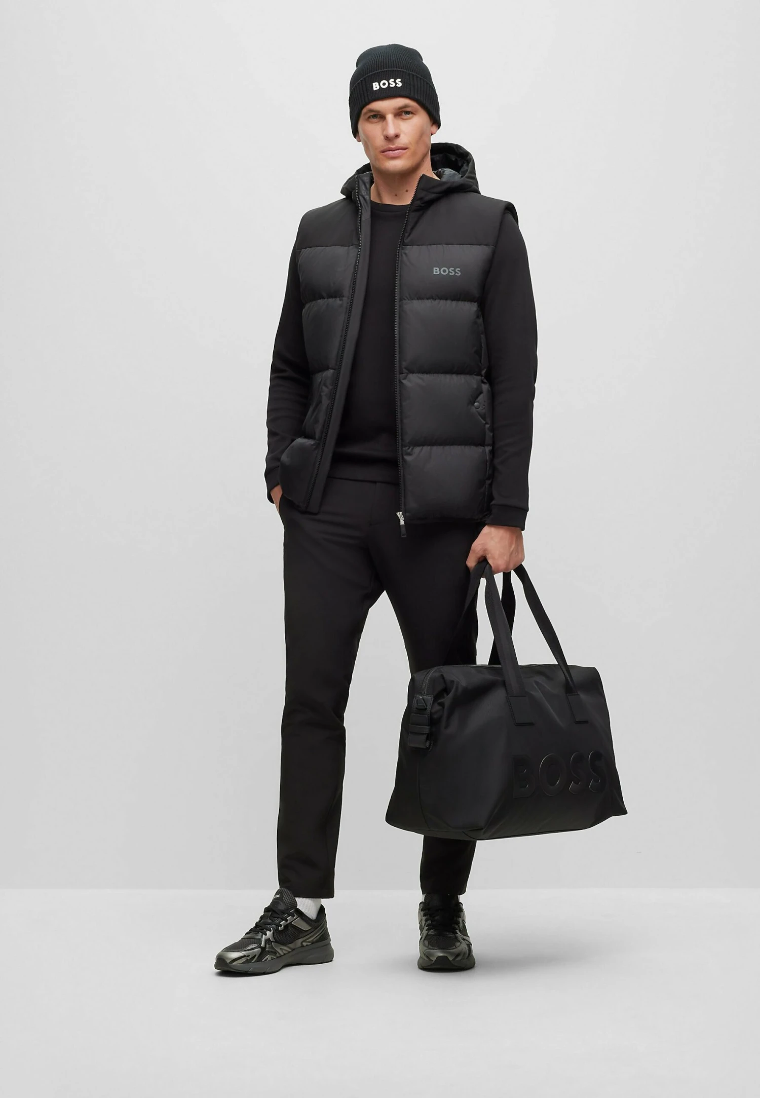 Boss V Hamar1 - Waistcoat - Black One 2 Boss V Hamar1 - Waistcoat - Black One - Image 2