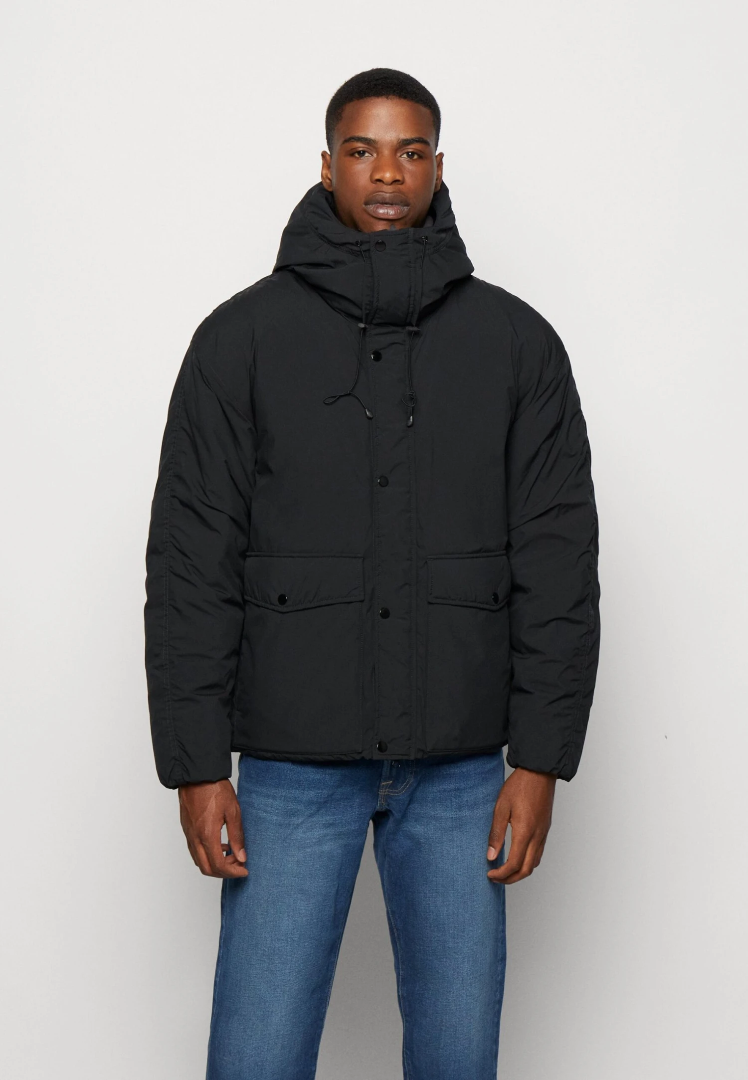 Abercrombie & Fitch Cloud Jacket - Winter Coat - Black 1 Abercrombie & Fitch Cloud Jacket - Winter Coat - Black