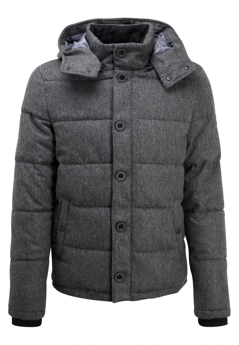 Pier One Winter Jacket - Grey Melange 7 Pier One Winter Jacket - Grey Melange - Image 7