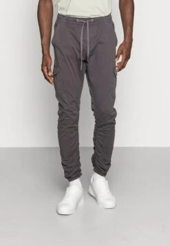 Indicode Jeans Lakeland - Cargo Trousers - Dark Grey