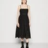 AllSaints Whitley Broderie Dress - Day Dress - Black