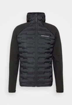 Peak Performance Argon Hybrid Hood - Fleece Jacket - Black -Clothing Sale Store 77bb708aa46a408c89d6ceb509c7db7c