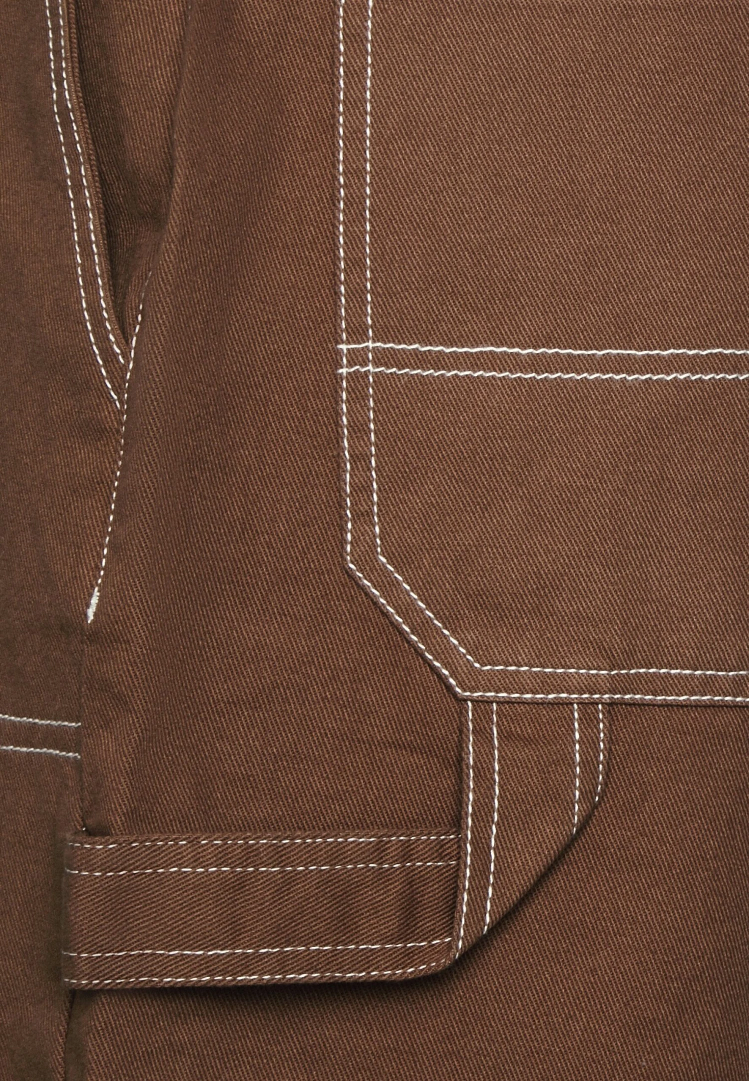 YOURTURN Unisex - Denim Shorts - Brown 6 YOURTURN Unisex - Denim Shorts - Brown - Image 6