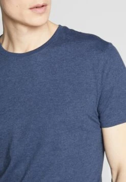 Pier One 3 Pack - Basic T-Shirt - Black/White/Blue -Clothing Sale Store 878a6b632a3e4d79b61d9c486c38c510