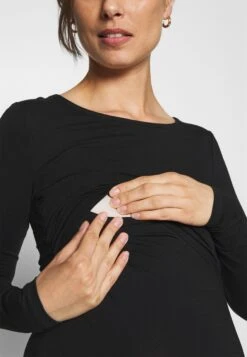 Nursing Function Longsleeve Tee - Long Sleeved Top - Black -Clothing Sale Store 8a960e6aaddc44c1bffcc3effba28a70