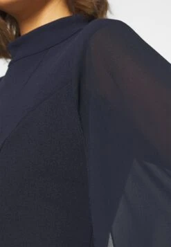 Wal G Cape Sleeve Dress - Cocktail Dress / Party Dress - Navy Blue -Clothing Sale Store 8c54e48d5e7d4f8d9d98a945baaf3a9a