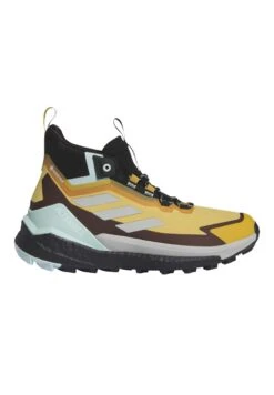 Adidas TERREX Free Hiker 2 Gore-Tex- Hiking Shoes - Preloved Yellow/Silver/Semi Flash Aqua -Clothing Sale Store 986a42dc65b440bb95f9ec5bbb43d014