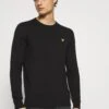 Lyle & Scott Crew Neck Jumper - Jumper - Jet Black