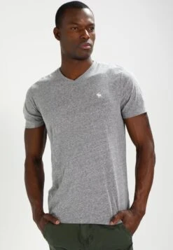 Abercrombie & Fitch Vneck 3 Pack - Basic T-Shirt - White/Black/Grey -Clothing Sale Store 9973a057bf084093a533ae70a3fe0f9d