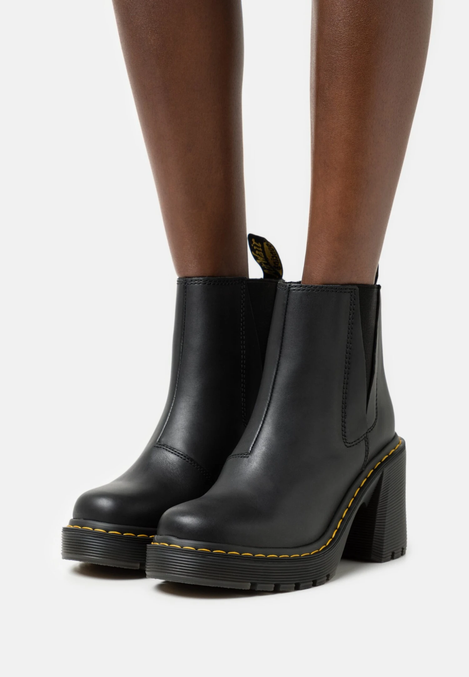 Dr. Martens Spence - Platform Ankle Boots - Black Sendal 1 Dr. Martens Spence - Platform Ankle Boots - Black Sendal