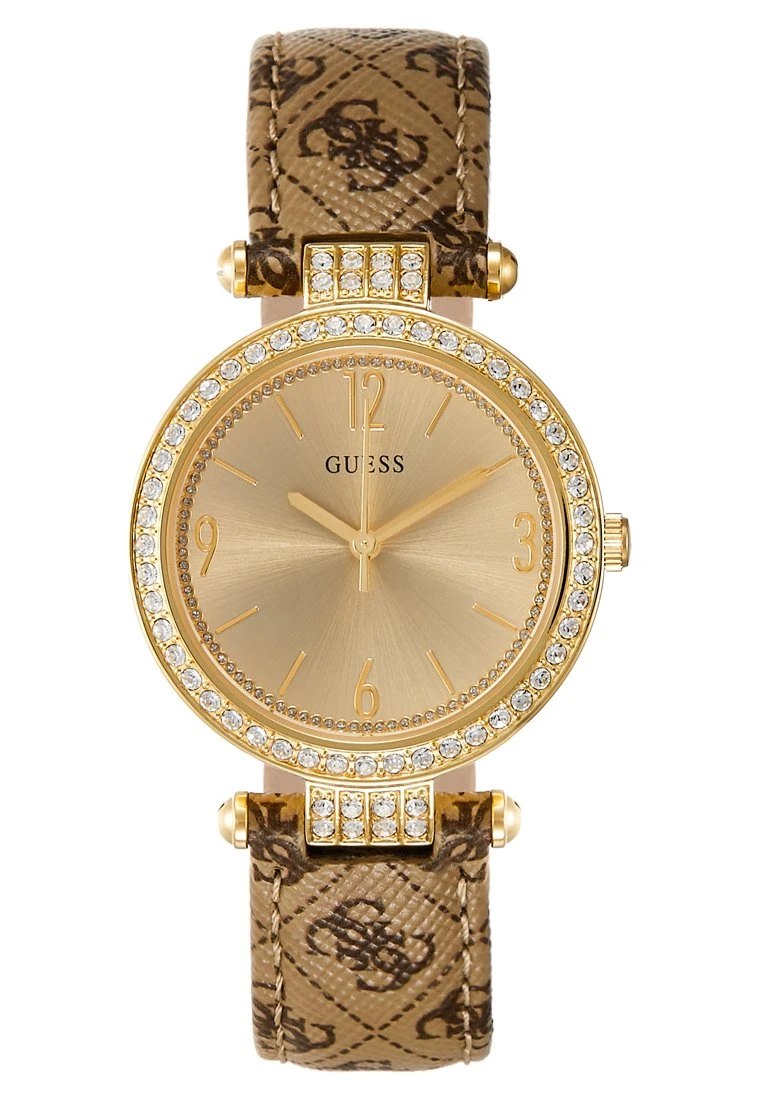 Guess Ladies - Watch - Gold-Coloured/Brown 2 Guess Ladies - Watch - Gold-Coloured/Brown - Image 2