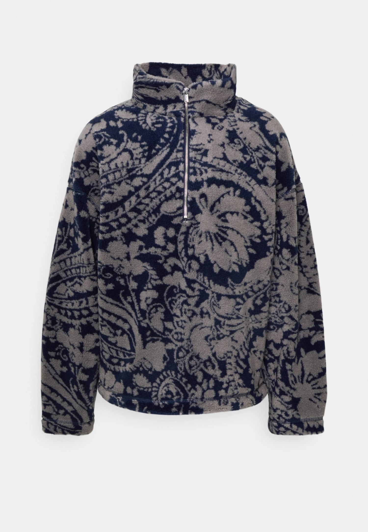 Holzweiler Arcadia Half Zip - Fleece Jumper - Blue Mix 1 Holzweiler Arcadia Half Zip - Fleece Jumper - Blue Mix