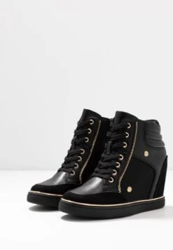 Anna Field Bootie - High-Top Trainers - Black -Clothing Sale Store b880dd74736d492990e85d961cac3c47