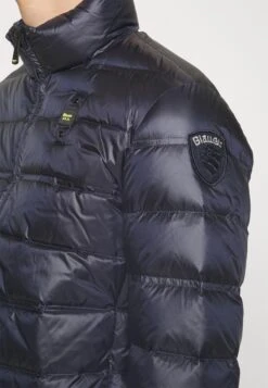 Blauer Basic High Neck Jacket - Down Jacket - Blue -Clothing Sale Store bdf9f58e981f4fa9825011d363ba893a