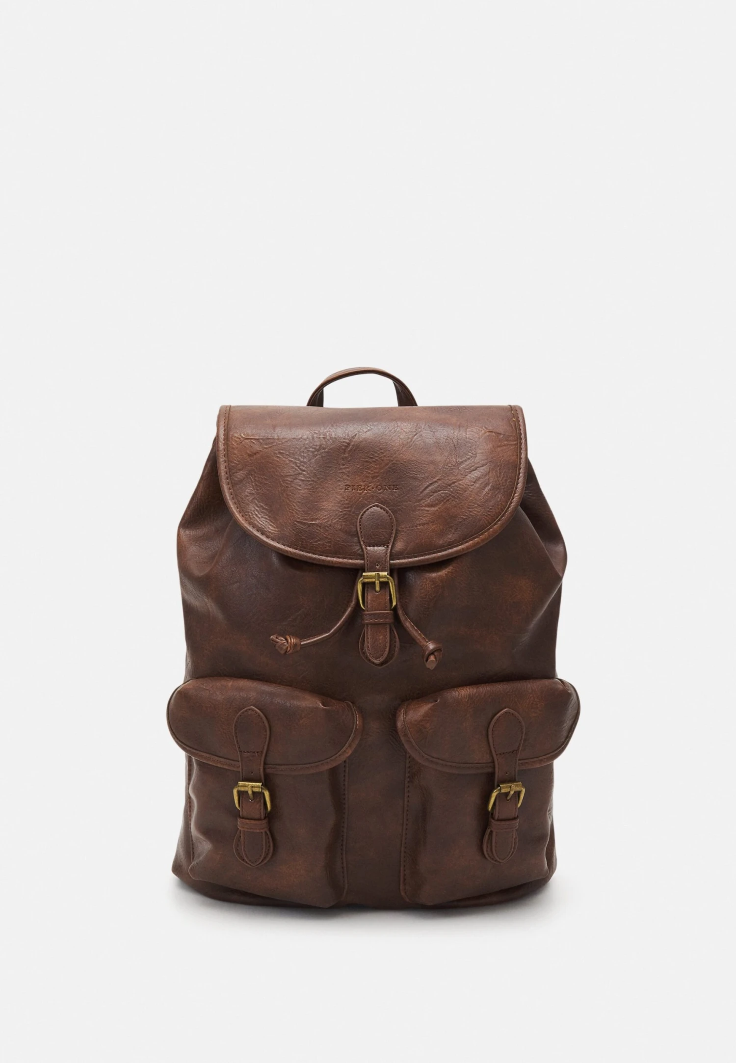 Pier One Unisex - Rucksack - Dark Brown 1 Pier One Unisex - Rucksack - Dark Brown